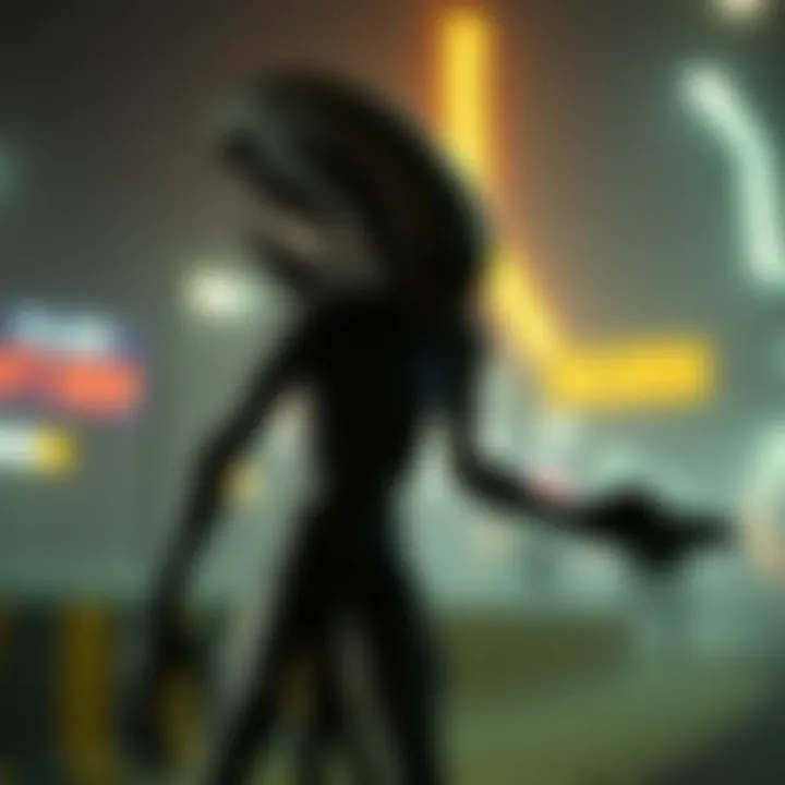 A visual representation of sci-fi influences in cinema