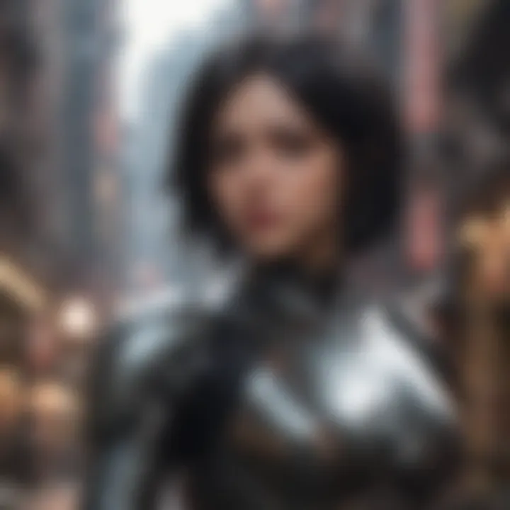 Alita's Journey through Iron City