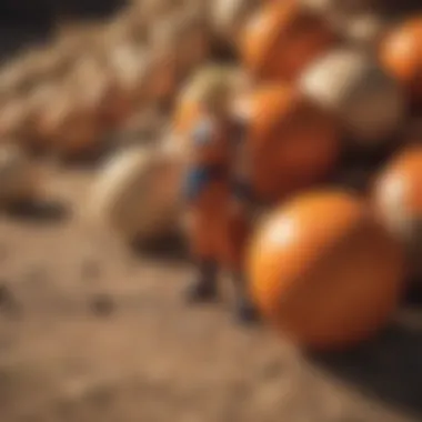 A visual representation of the cultural impact of Dragon Ball Z