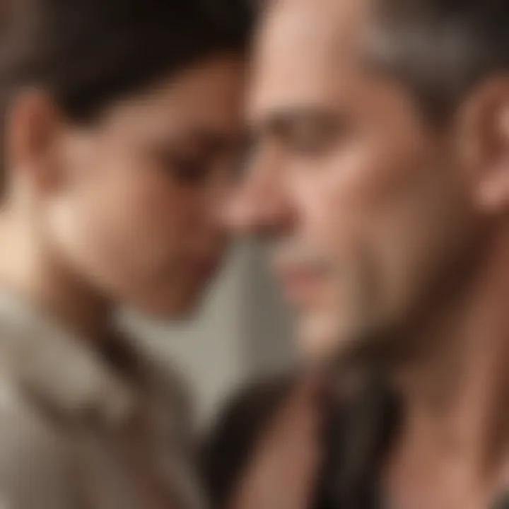A contemplative scene illustrating the fragility of familial bonds