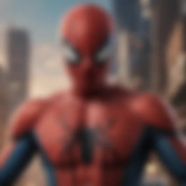 Cover art of Spider-Man Comic Issue One featuring the iconic Spider-Man pose