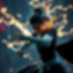 Dynamic clash of cursed energies