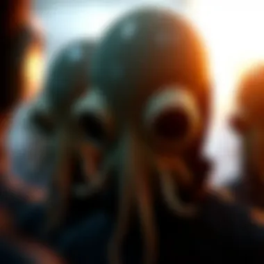 Mysterious Masks of the Operators A close-up of the mysterious masks worn by the game operators