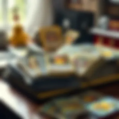 Collector's album filled with Pokémon cards