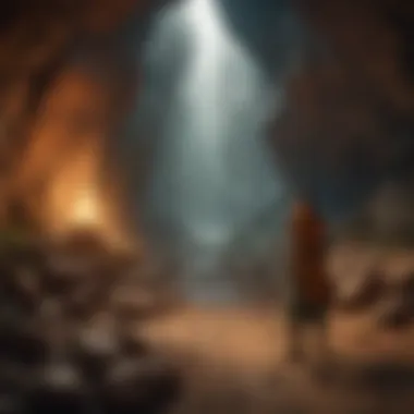 Mysterious Earthbender in Cave