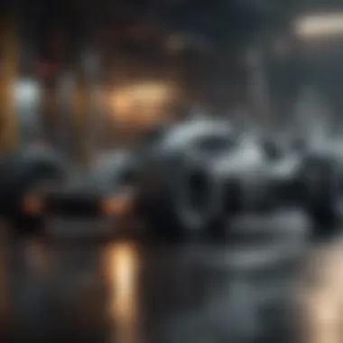 Cutting-Edge Technology in Batmobile Toy Batmobile toy showcasing advanced technology