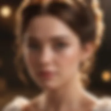 Key character from 'Belle' depicted in a moment of emotional depth.