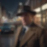 A captivating scene from a British detective series