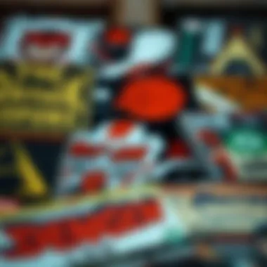 Diverse Styles in Graphic Novels Illustration showcasing a variety of graphic novel styles