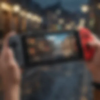 Engaging Gameplay Experience A captivating scene of a Nintendo Switch game in action