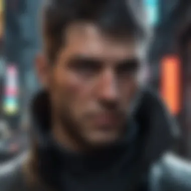 Intricate Character Design for Blade Runner Anime Adaptation Blade Runner Anime Character Concept Art