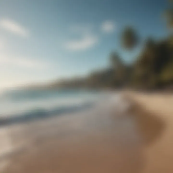 Serenity of a beach setting in a relaxing video game