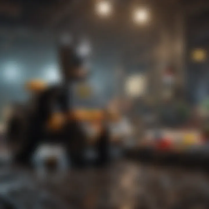 Behind the scenes of Lego Batman production