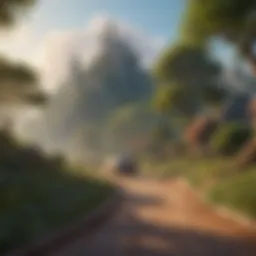 Classic Disney Animation Landscape