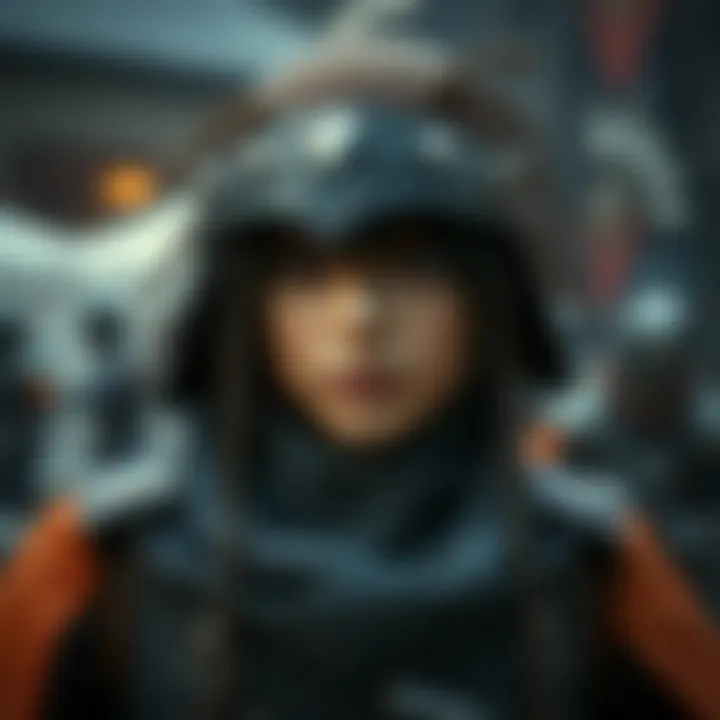 A visual representation of character customization options within a combat RPG.