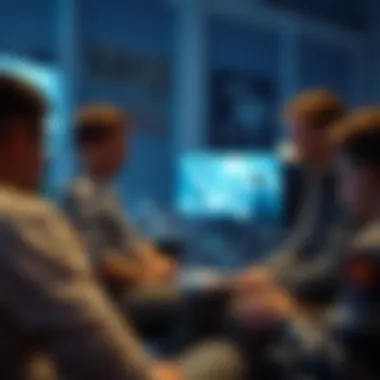 A community gathering online discussing strategies for a popular combat RPG.