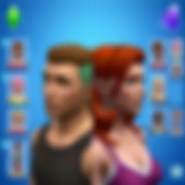 Character Customization: The Sims 3 and The Sims 4 A side-by-side view of character customization screens from both games