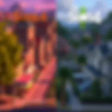Neighborhood Features in The Sims 3 vs. The Sims 4 A vivid comparison of the iconic neighborhoods from The Sims 3 and The Sims 4