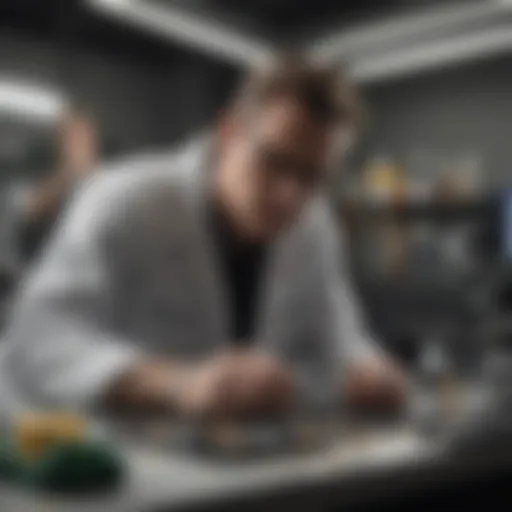 A captivating scene from CSI: Las Vegas showcasing forensic science in action.