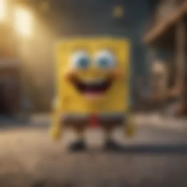 Spongebob's Unique Humor A memorable scene depicting the humor of Spongebob