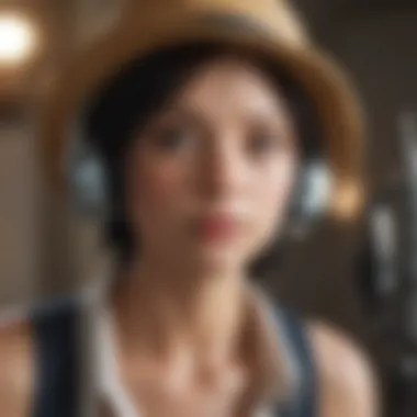 Voice Acting in One Piece Dubbing A visual representation of the different voice actors involved in the One Piece dubbing process.