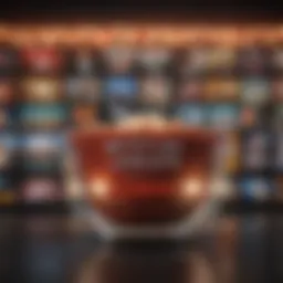 Dynamic collage of trending Netflix shows