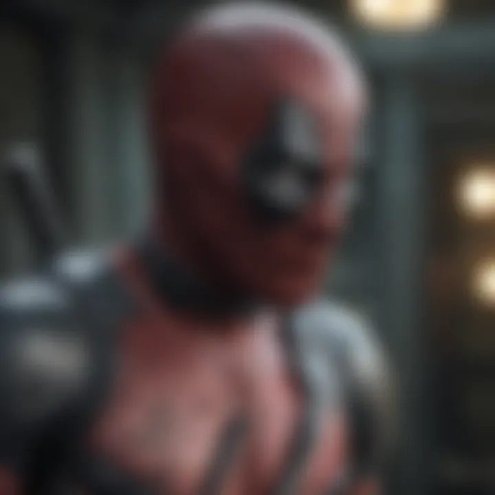 Illustration of Deadpool's origin story and transformation