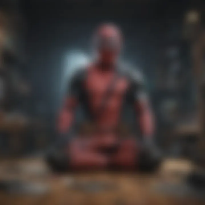 A collage showcasing Deadpool's unique personality traits