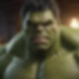 Hulk transformation scene showcasing cinematic evolution