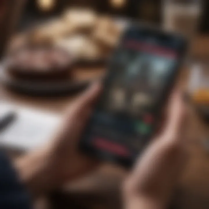 Campaign management feature of the D&D Beyond mobile app displayed on a smartphone.