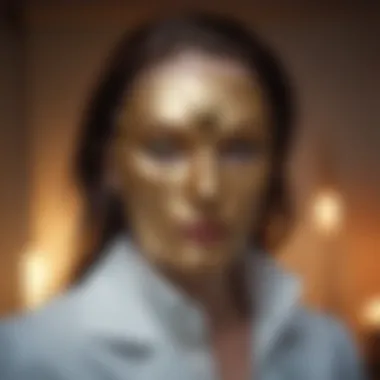 Mysterious mask symbolizing Doctor Sexye's hidden identity