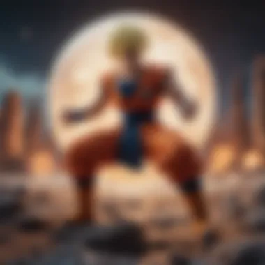 Exploring the Multiverse in Dragon Ball Heroes An artistic interpretation of the multiverse concept depicted in 'Dragon Ball Heroes'.