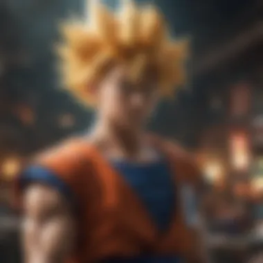 Iconic Transformations in Dragon Ball Heroes A fan art representation of the iconic transformations featured in 'Dragon Ball Heroes'.
