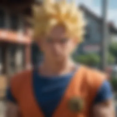 Artistic representation of the Dragon Ball Super movie's key characters