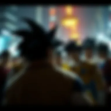 Gathering of the Z Fighters The gathering of the Z Fighters in a dramatic moment