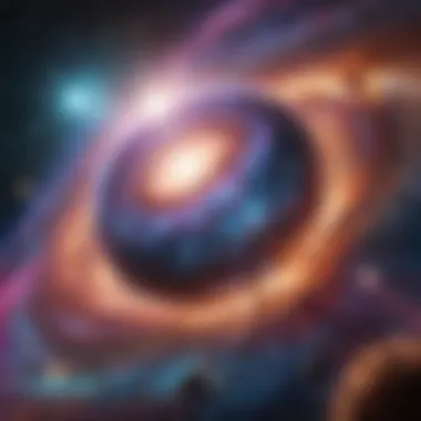 Mystical Galaxy Detailed illustration of a mystical galaxy with colorful nebulae