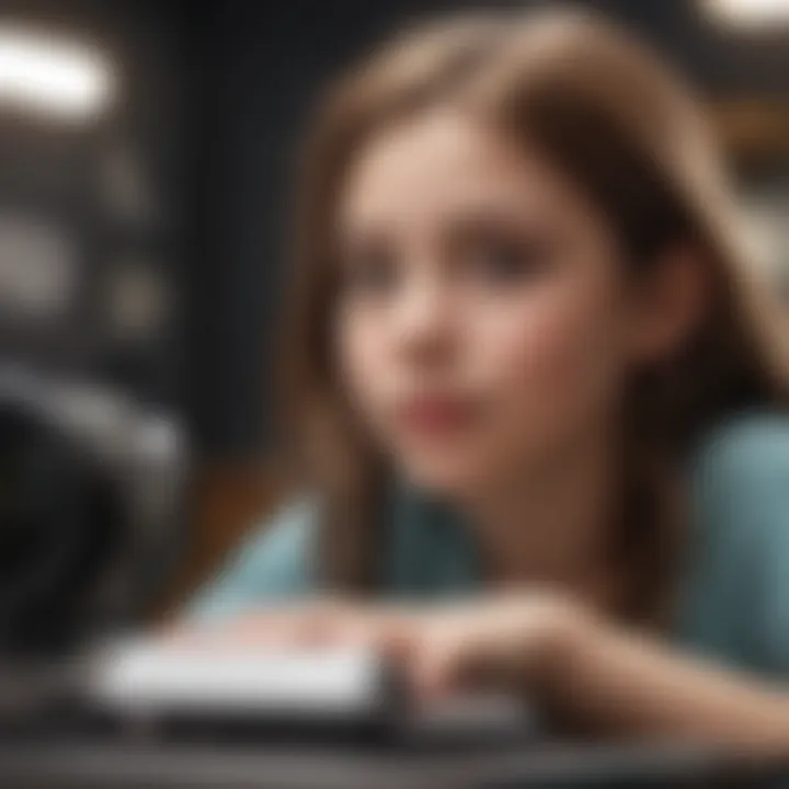 An illustration representing the educational value of streaming content for tweens.