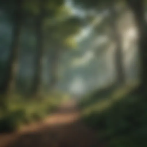 Enchanting Forest Setting in Ghibli Films