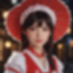 Enigmatic Character Reimu Hakurei in Touhou Games