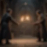 Enigmatic Wand Duel in Harry Potter