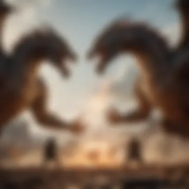 Epic Battle Scene in Dragon Movie