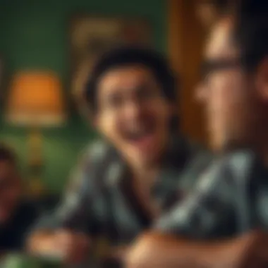 Humor Unleashed on Hulu A vibrant comedic moment capturing the essence of humor in a Hulu show