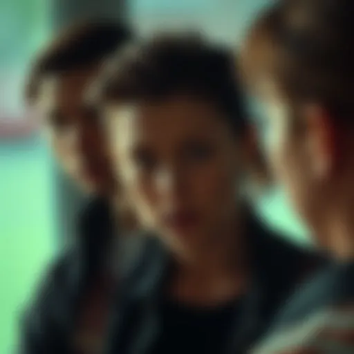 Dramatic Moments on Hulu A dramatic scene from a popular Hulu series showcasing intense emotions