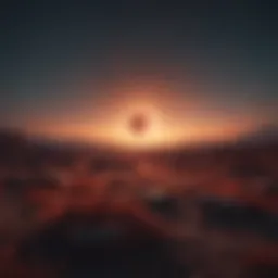 Ethereal Eclipse Scene in Blood Moon