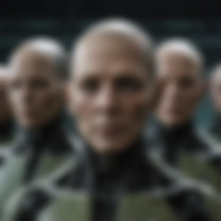 Illustration of the Borg Collective symbolizing assimilation and unity.