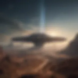 A depiction of the Vulcan civilization showcasing their logical philosophy.