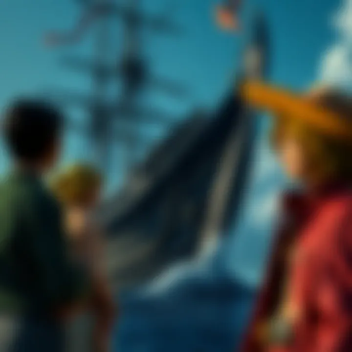 Connection between the Xebec ship and key One Piece characters