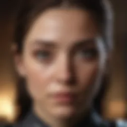 A cinematic shot from a popular HBO series showcasing deep character development.