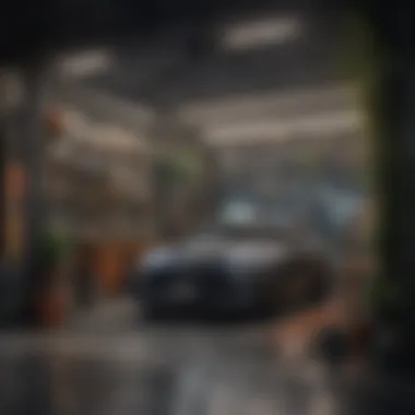 Intricate Design Showcase Artistic representation of intricate Amazon garage kit design