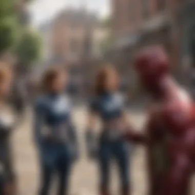 Overview of community engagement features within the app.